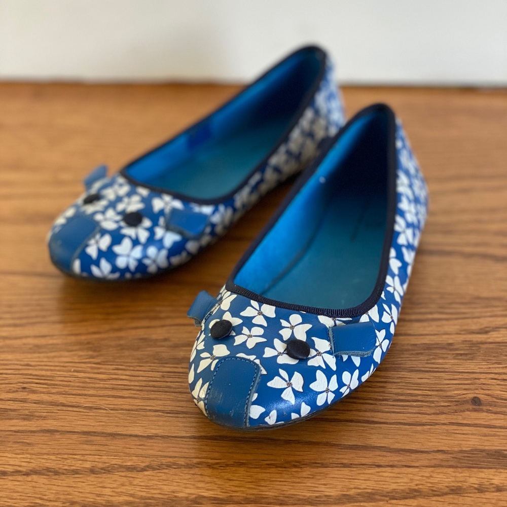 Little Marc Jacobs - Leather Mouse Ballerina Shoes